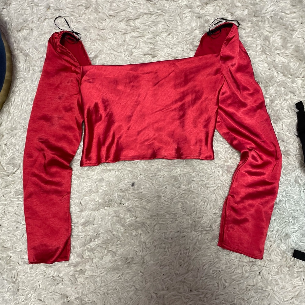 Princess Polly RECYCLED FIBERS LOVE SONG TOP RED